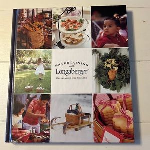Longaberger Cookbook Hardcover copyright 2003 celebrating the seasons